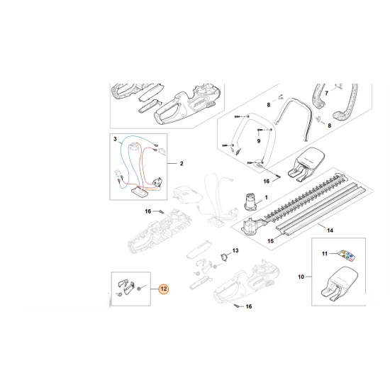 STIHL  Zestaw elementów obsługowych HA08 007 3800